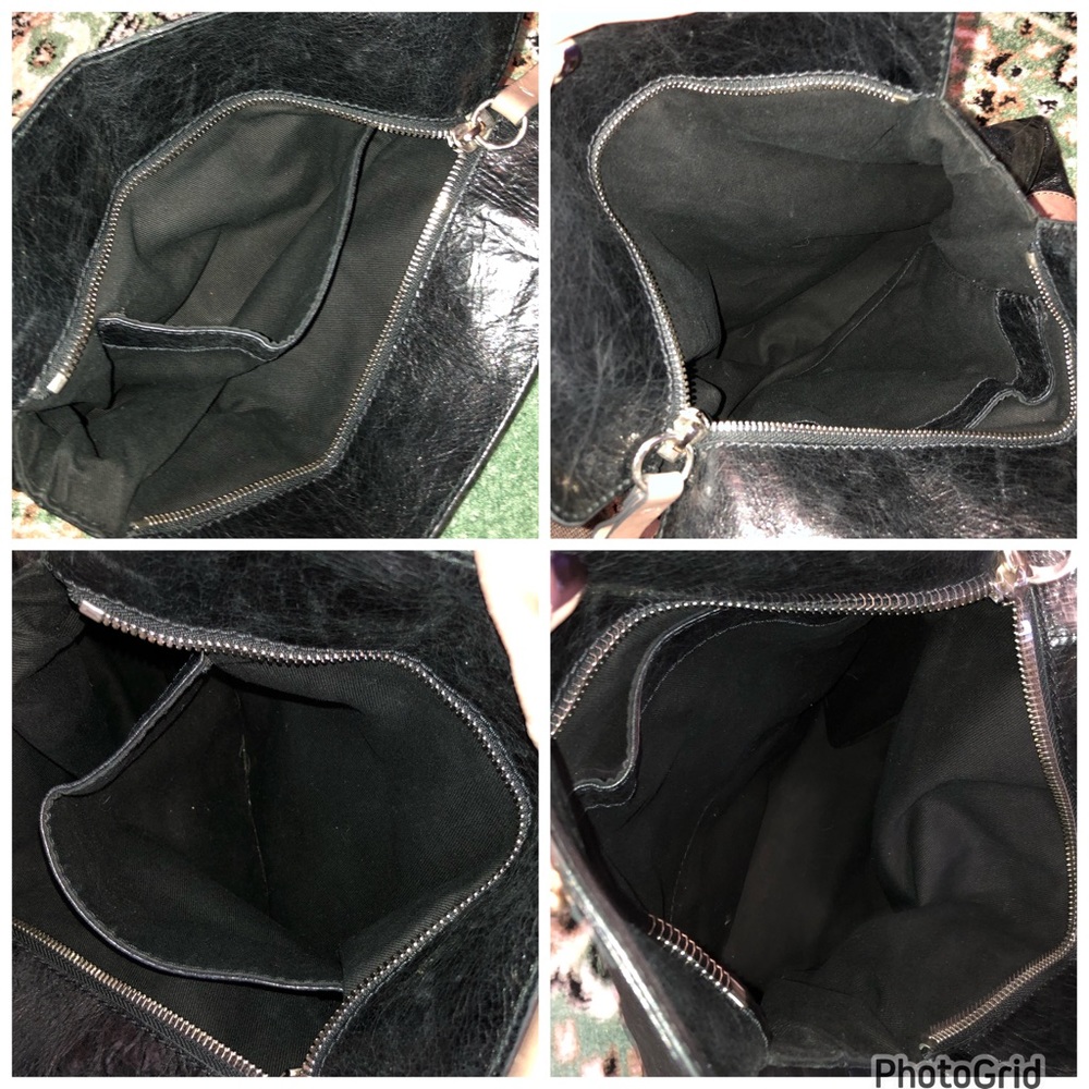 Chloe AUTHENTIC Large Black Leather Clasp Front Bag - Picture 14 of 16